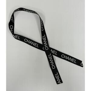 Authentic Black and White Chanel Ribbon